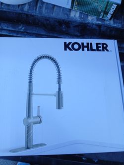 KOHLER Brush Nickel kitchen faucet