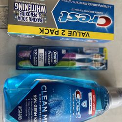 Electric toothbrush crest bundle