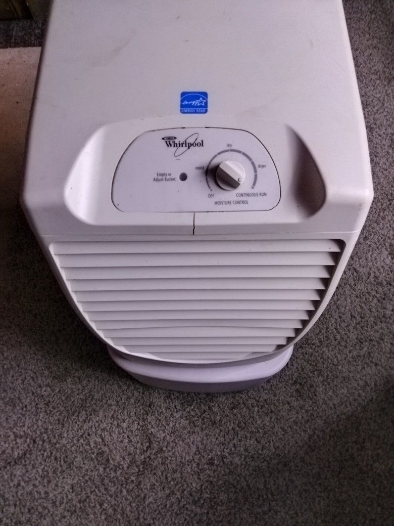 Whirlpool Dehumidifier Like New