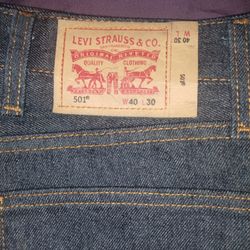 Levis 501 Jeans Baggy Fit 