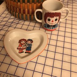 Raggedy Ann And Andy Dish And Cup