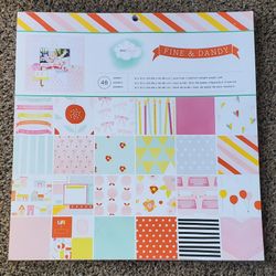 Medium Weight Designer/Scrapbook Paper—48 Sheets (12" x 12")