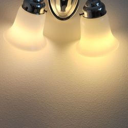 Light 2- Light globe bathroom Fixture