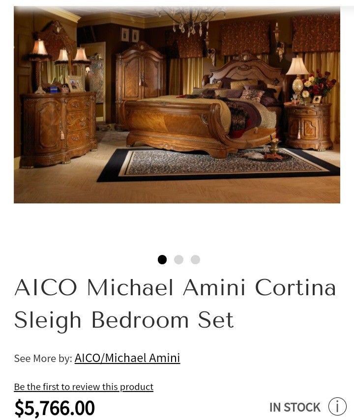 Aico Micheal Amini bedroom Set 8 Pieces