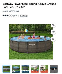 Pool** Bestway pool 18' x 48"