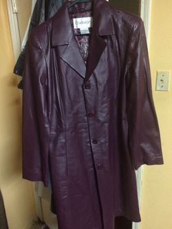 Ladies leather jacket new