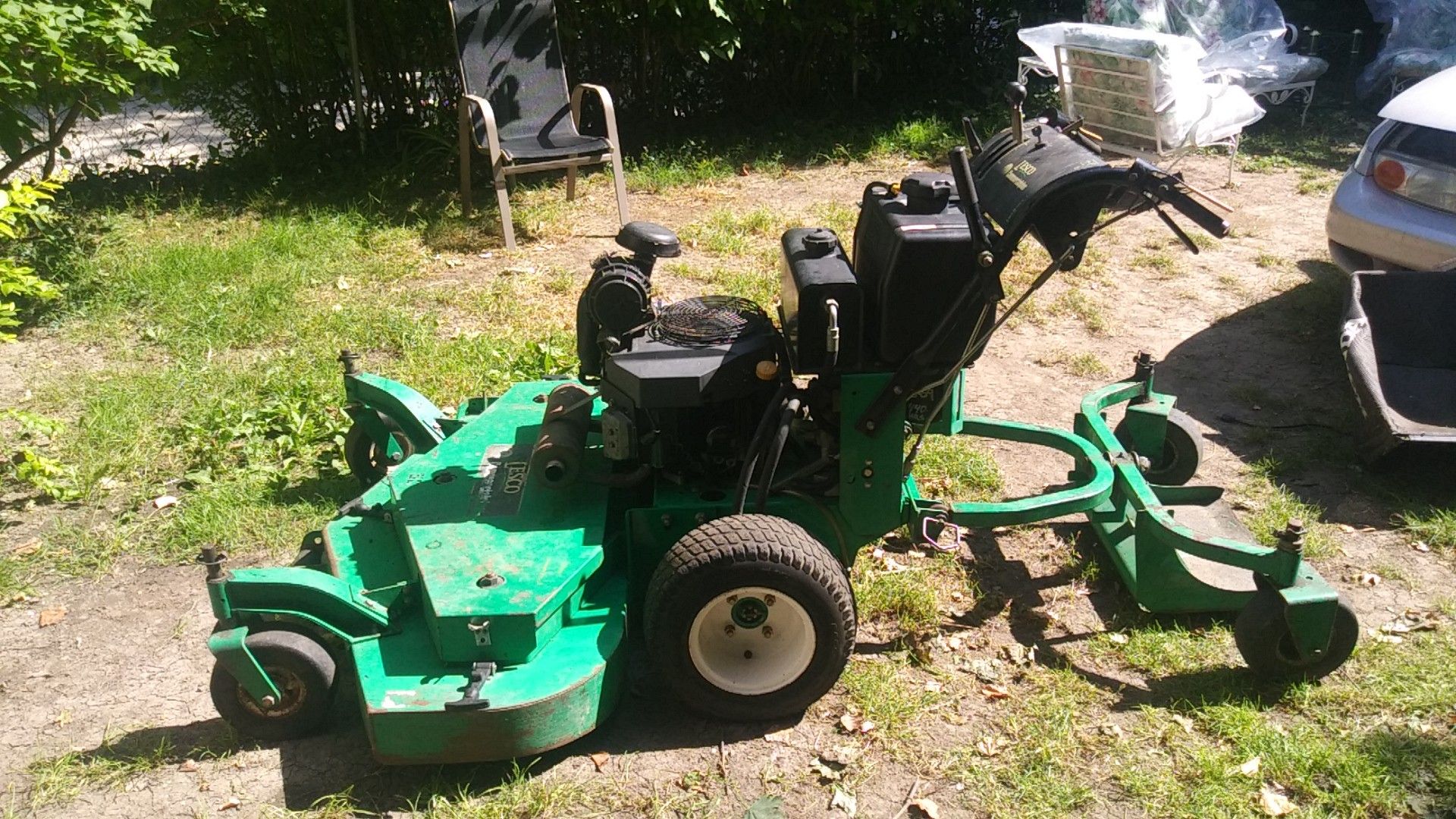Lesco 52 Hydro With Velky / Sulky Lawnmower Lawn Mower Scag