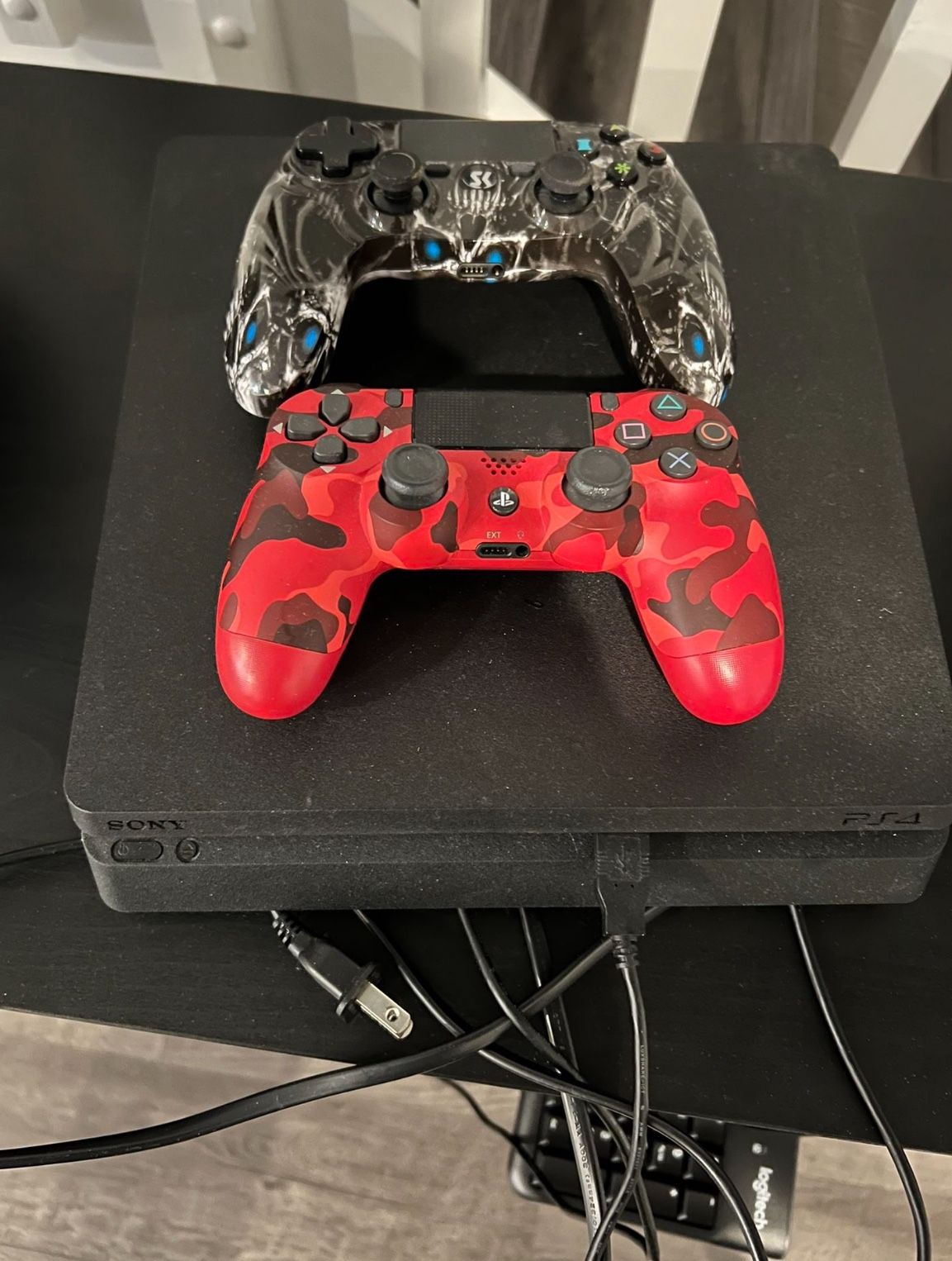 PS4 With Two Controllers