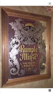 Rumple minze double eagle bar mirror sign