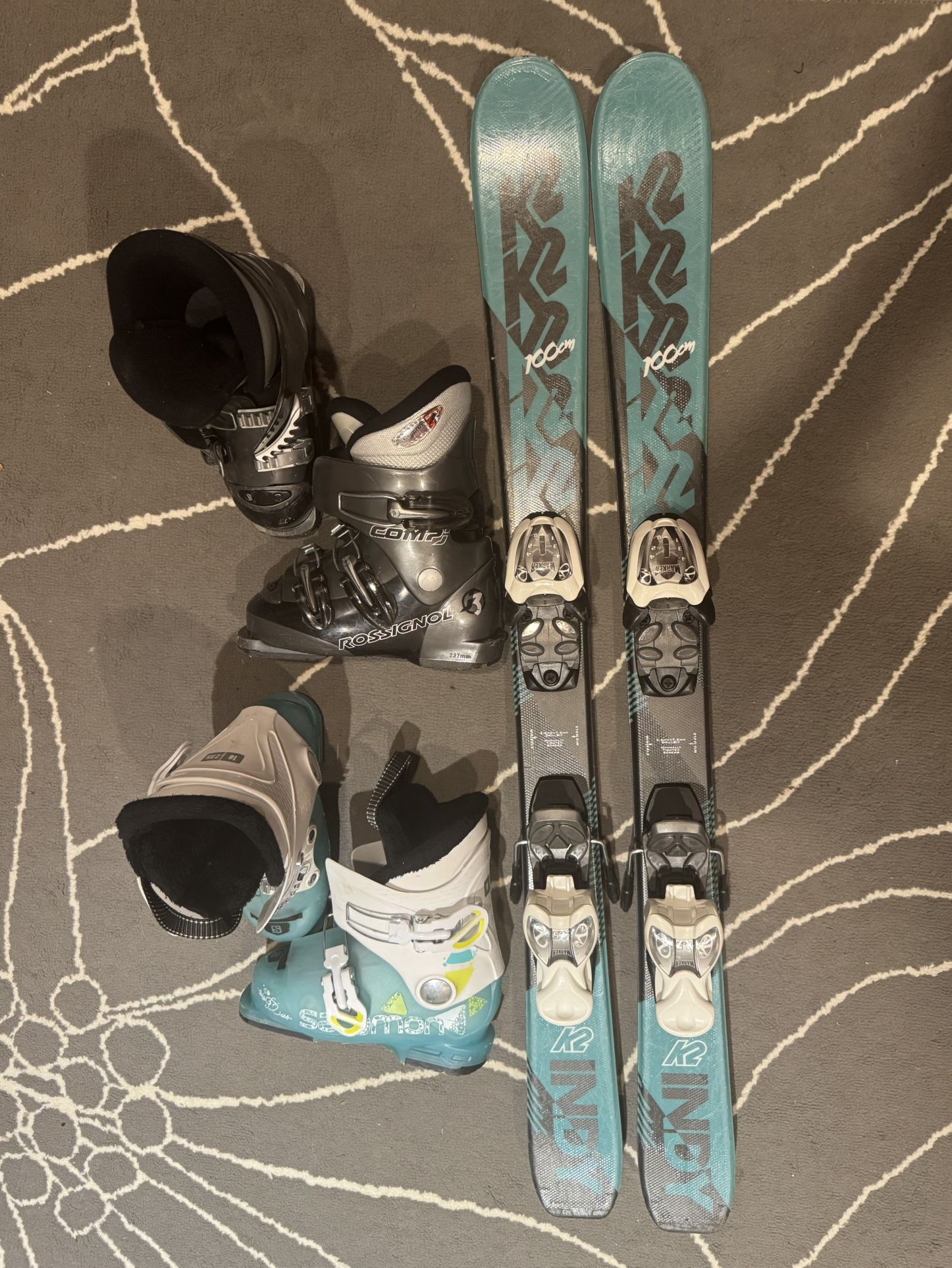 Kids Skis and Boots