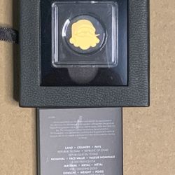 1/1000 Oz Gold Coin 