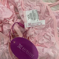 Lace 2 Piece Bra and Panty Sets plus size