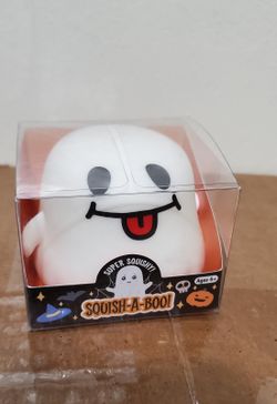 Zorbitz Squish-A-Boo Halloween Ghost Squishy Toy Gel Filled NIB