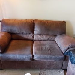 2 Brown  Couches