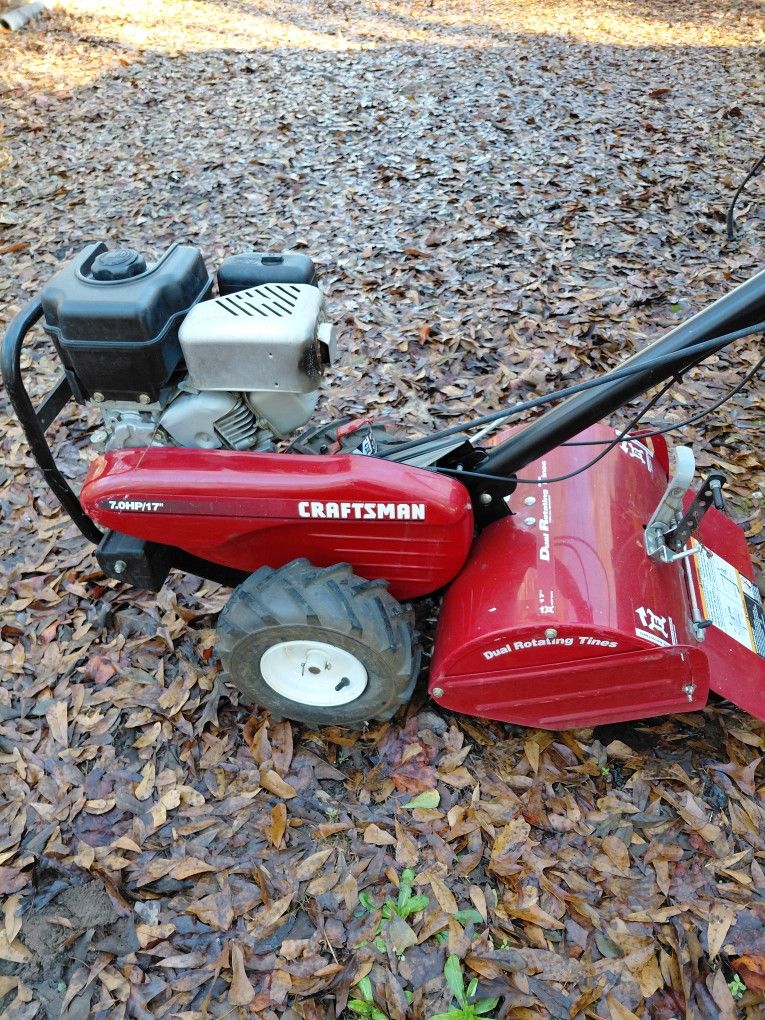 Craftsman rear tine tiller