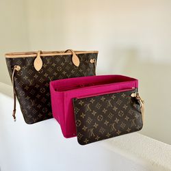 Louis Vuitton Neverfull MM in Monogram Canvas Bag peony for Sale