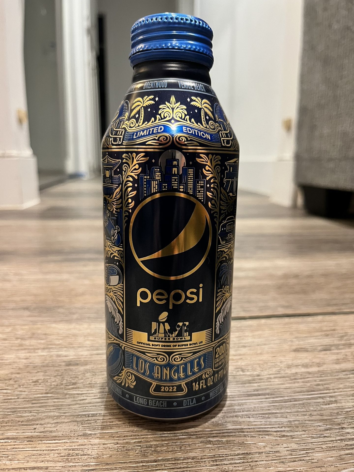 Pepsi Limited Edition Los Angeles Bottle 2022
