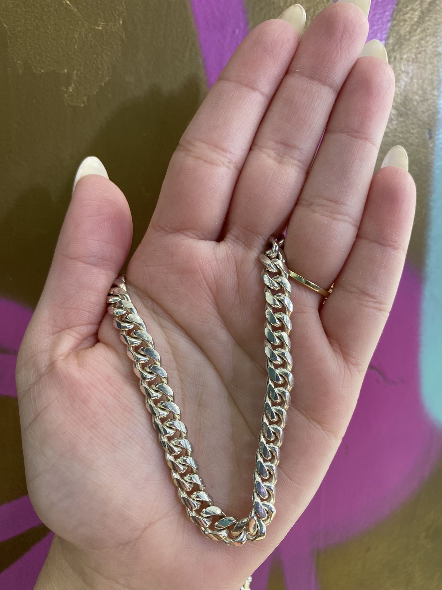 SOLID STERLING SILVER CHAIN