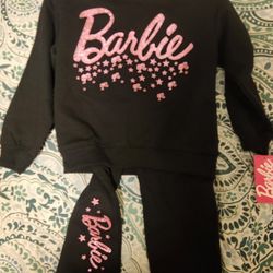 Mattel Barbie Sweatsuit  Little Girl Size 6x