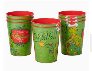 The Grinch 16 oz. Reusable Plastic Cups (8-Count)