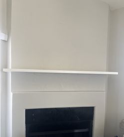 White Floating Shelf