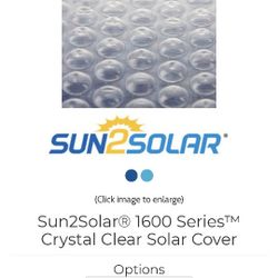 Solar Heater Pool Cover 1600 Series  7Ft 8 In x 44 Ft or 15ft x 22ft