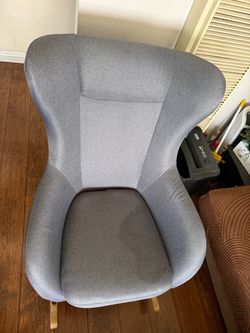 Gray Rocking Chair
