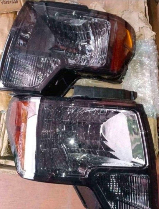 09-14 Ford F150 Headlights Luces Micas Calaveras Faros Faroles Focos Headlamps