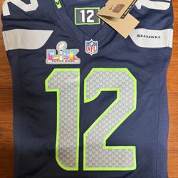 Seahawks Super Bowl Jersey 12th Man Jersey