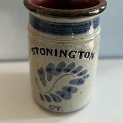 Vintage Stoneware Clay Crock