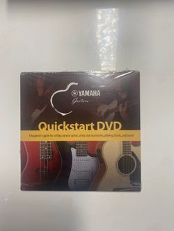 Yamaha Guitars Quickstart DVD – Brand New & Factory Sealed