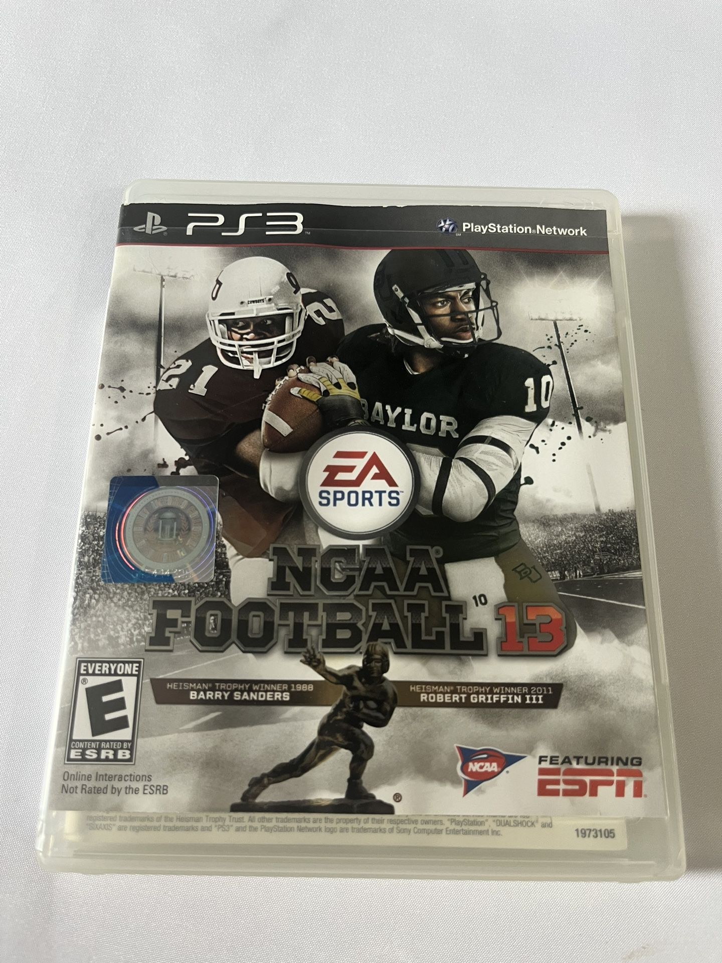 NCAA Football 13 PS3 Sony PlayStation 3, 201) Complete with Manual Tested