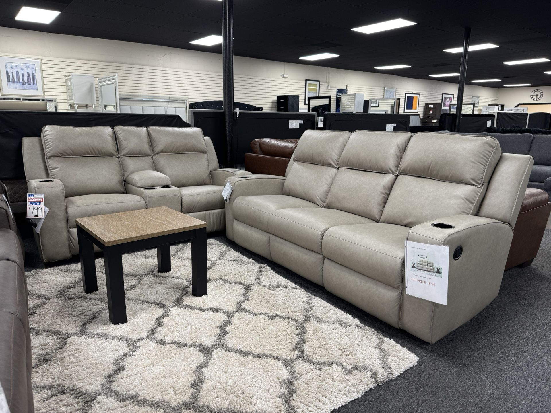 Recliner Sofa & Loveseat. 🚚WE DELIVER🚚