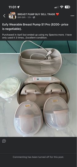 Eufy Wearable Breast Pump S1 Pro (price is negotiable)