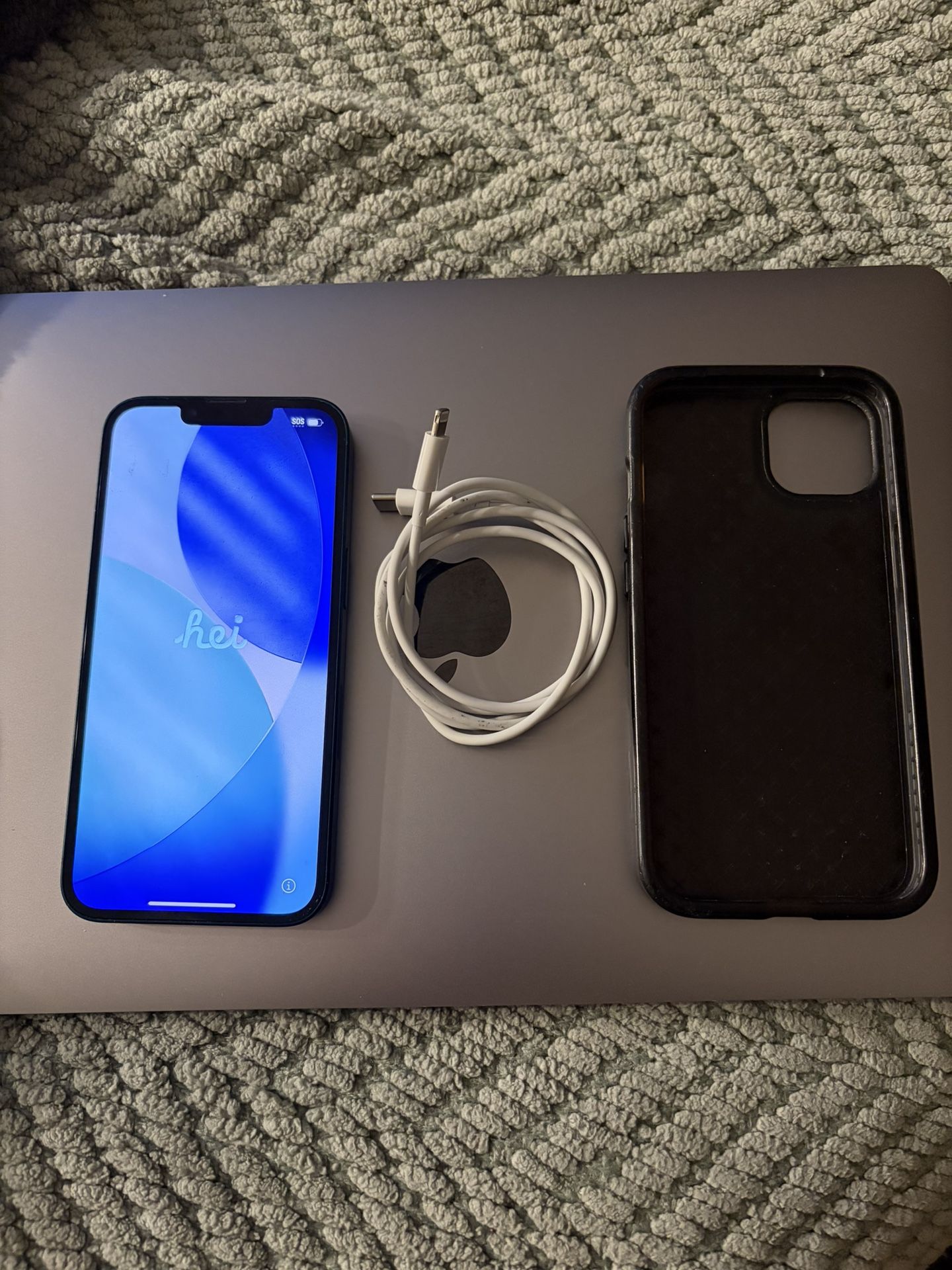 iPhone 13 With Tech 21 Case & original Charger