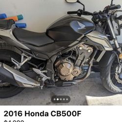 2016 Honda CB 500F