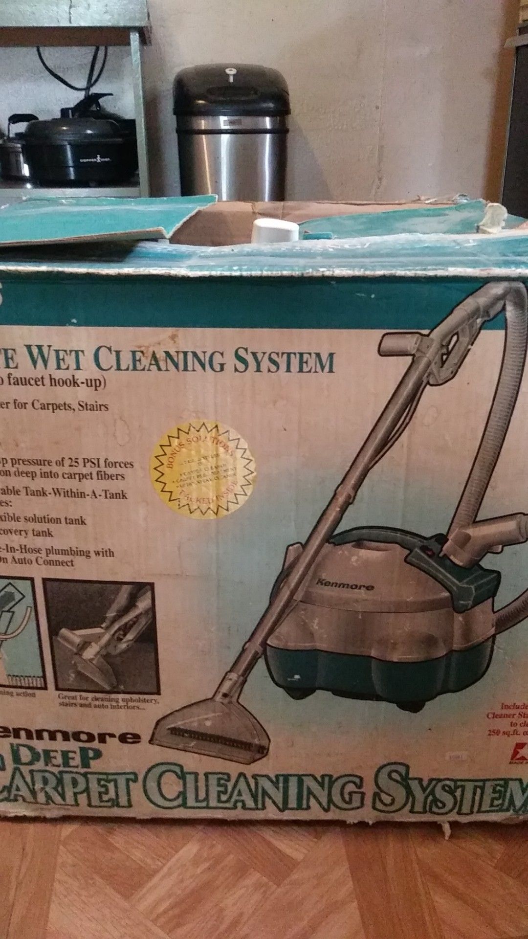 Kenmore wet dry vac carpet cleaning system