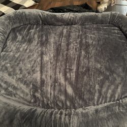 OhGeni Orthopedic Dog Bed Couch for X-Large Sized Pets with Egg Foam Support, Four-Sided Bolster Cushions, Soft Tear-Resistant Fabric, and Removable M