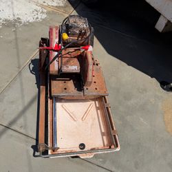 Tile and brick saw