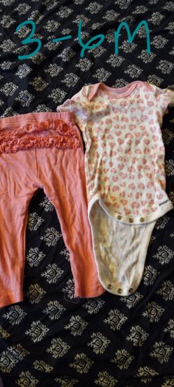 Baby Girl Clothes 3-6months $5