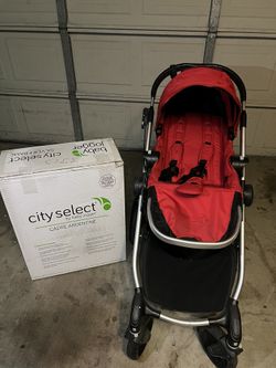 City Select Baby Jogger Red Stroller 