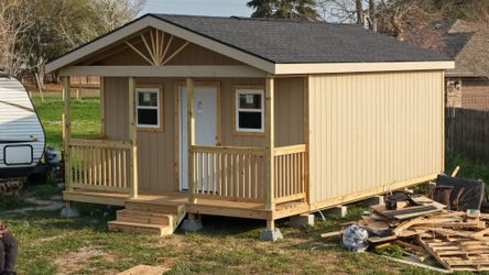 16x20 Cabin With 4x16 Porch