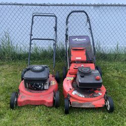 2 Lawnmowers (Both For $30)