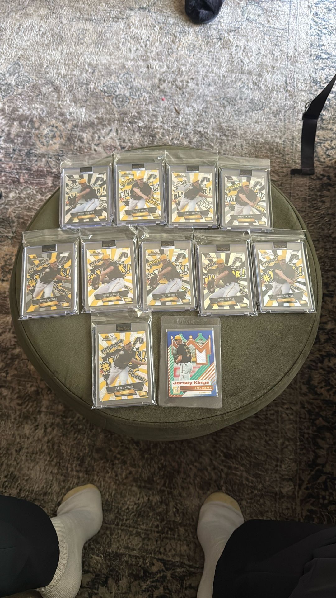 Paul Skenes rookie Lot! Plus Jersey Patch Card