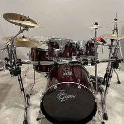 Drum Set With Rack