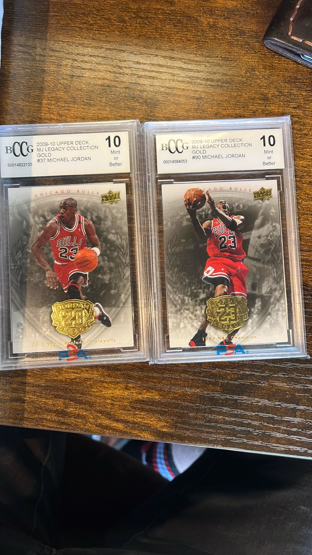 Michael Jordan Beckett Grade 10s