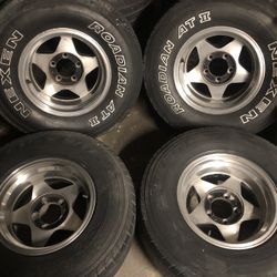 15x8 Eagle Alloys Wheels 5x5 Chevy Gmc Obs C10 Projects Rally Cragar 