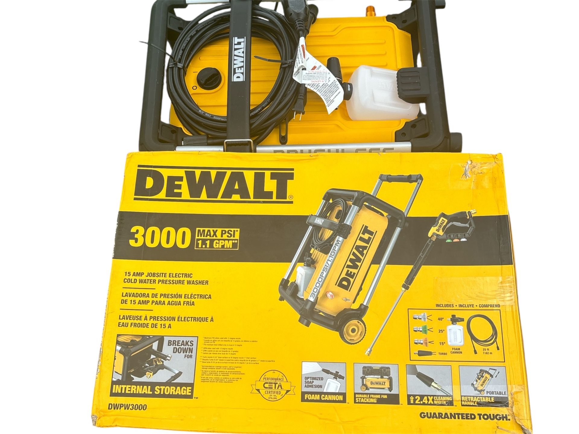 Dewalt 3000 Psi Presser Washer