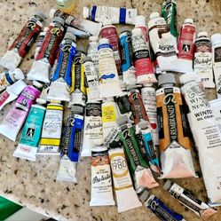 Thirty plus oil paint tubesexcellent brands