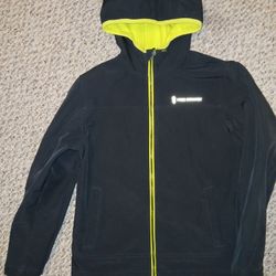 Boys Black Raincoat/Jacket Size 10/12